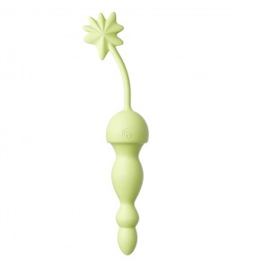 MizzZee - Lucky Leaf Vibrating Anal Butt Plug (Support APP Mini Programs - Chargeable)